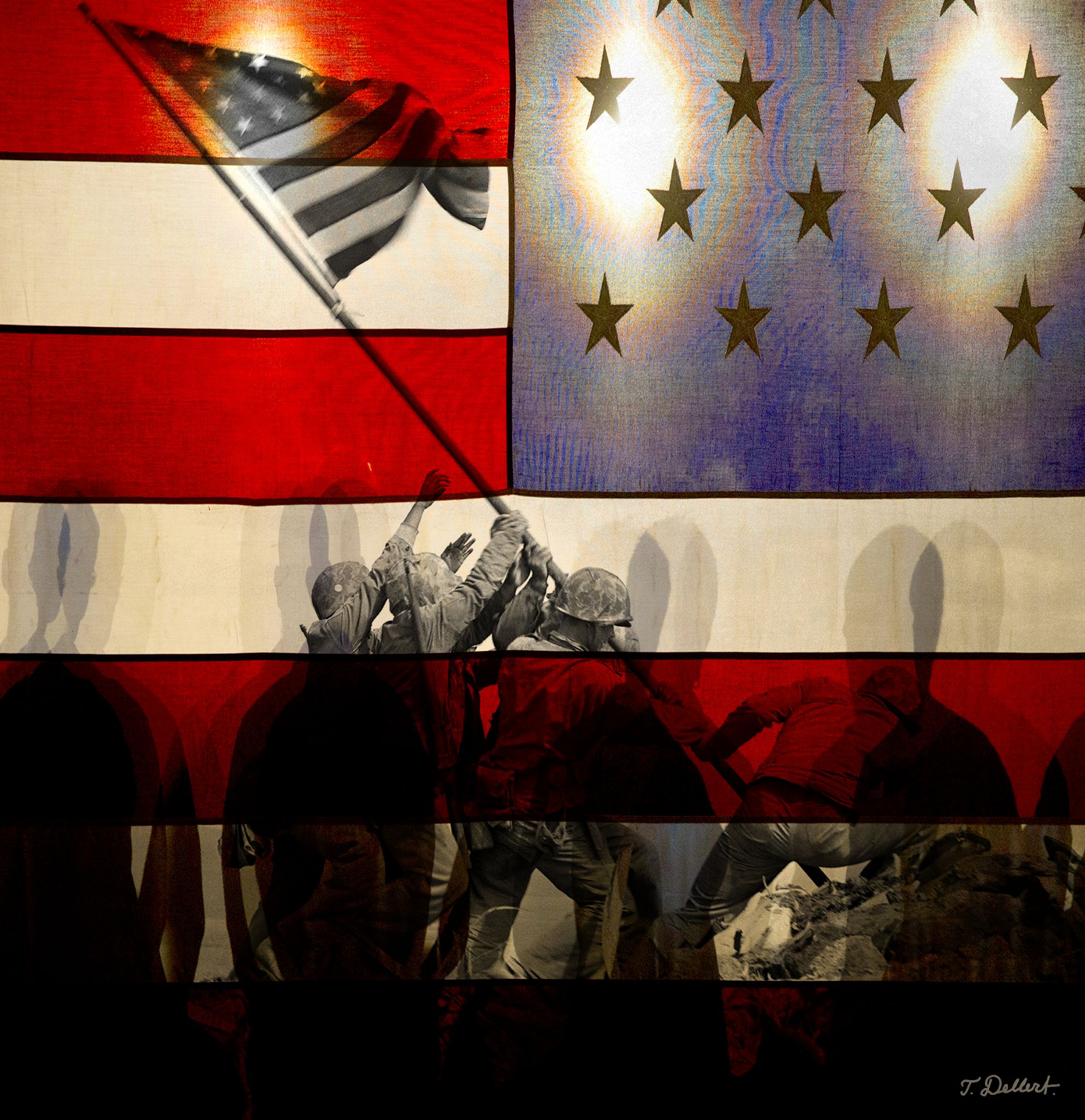 Shadows on our flag 1